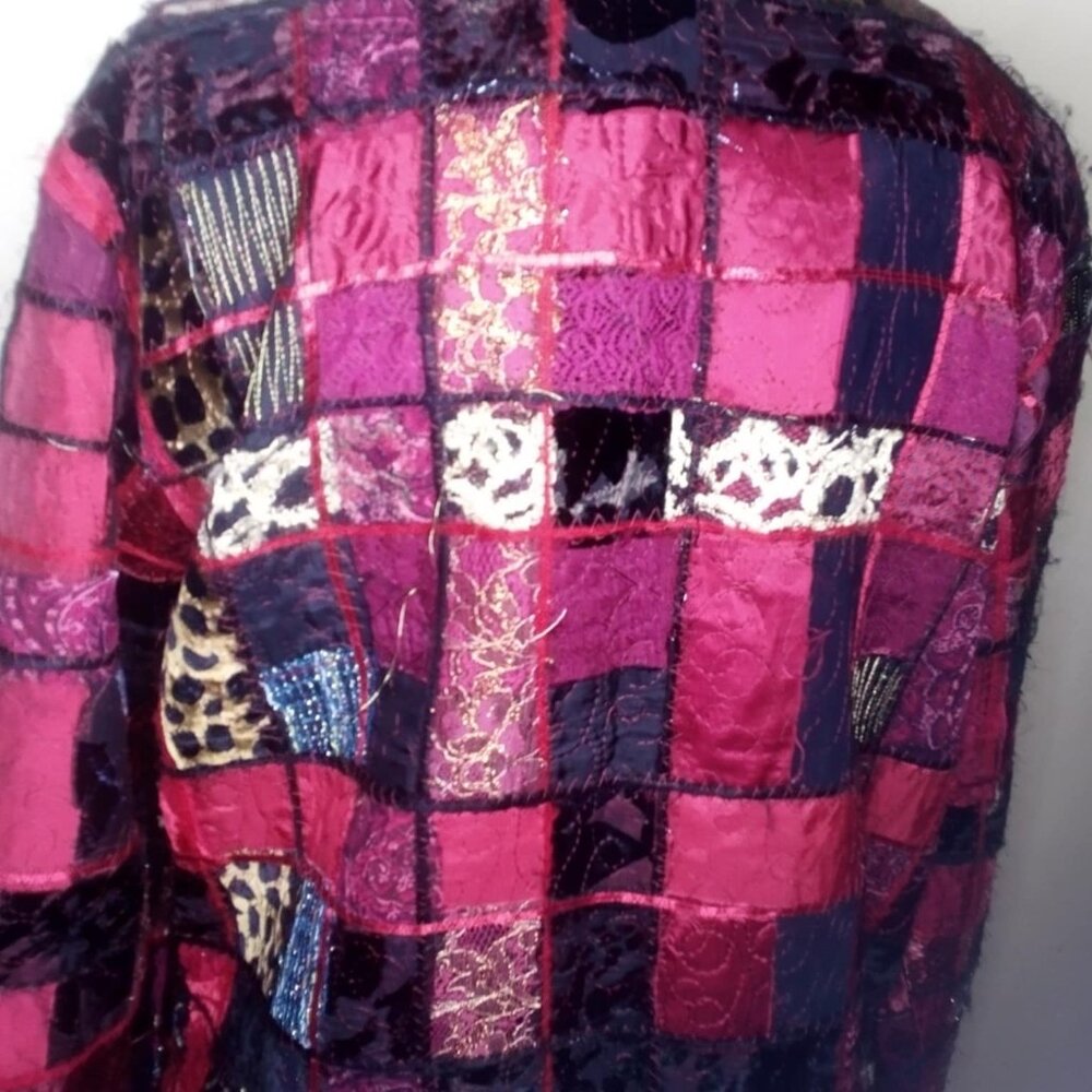 Vintage Patchwork Blazer - image 8
